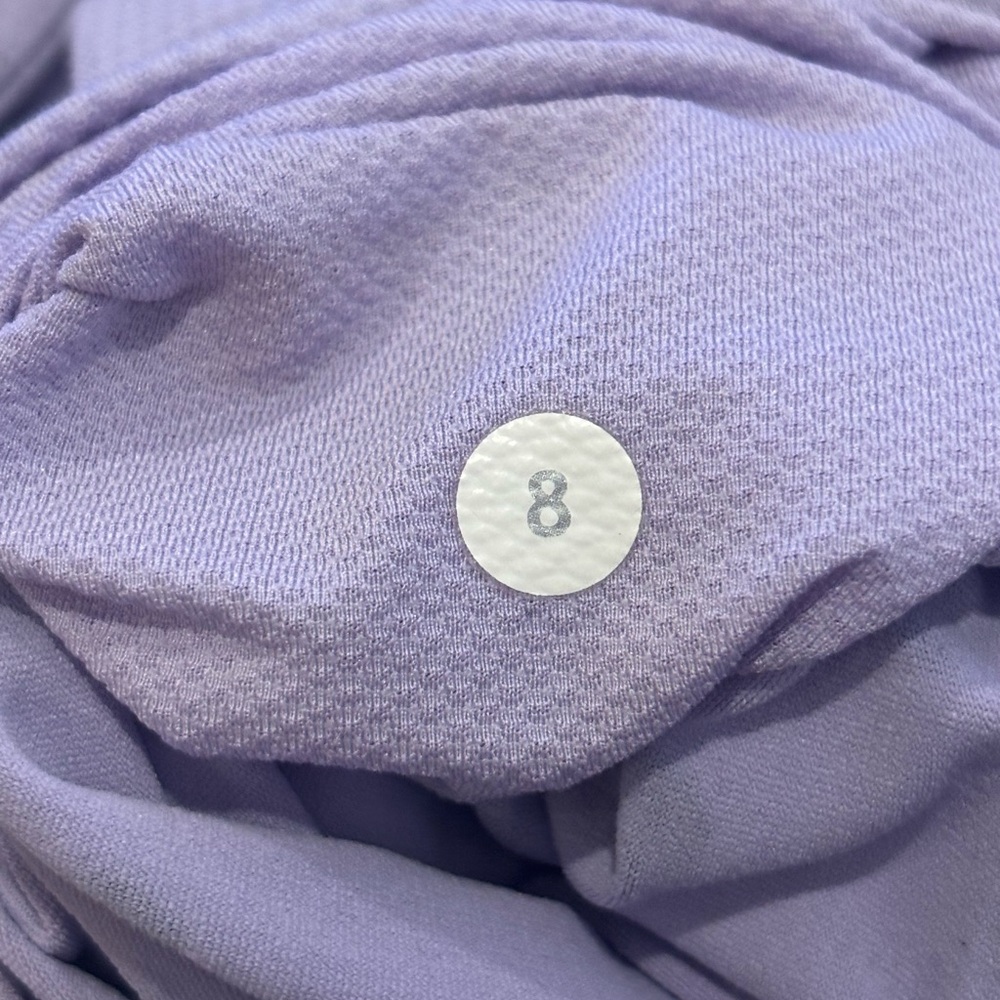lululemon Velo Vixen Purple Polka Dot Zip Up Cycling Jersey - Picture 8 of 8